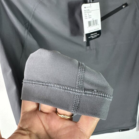 Obermeyer Men's M Flex 1/4 Zip Baselayer Knit Pullover Shirt Gray NWT - Picture 7 of 16